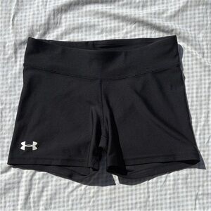 Under Armour Women's Small Black Athletic Spandex Shorts
